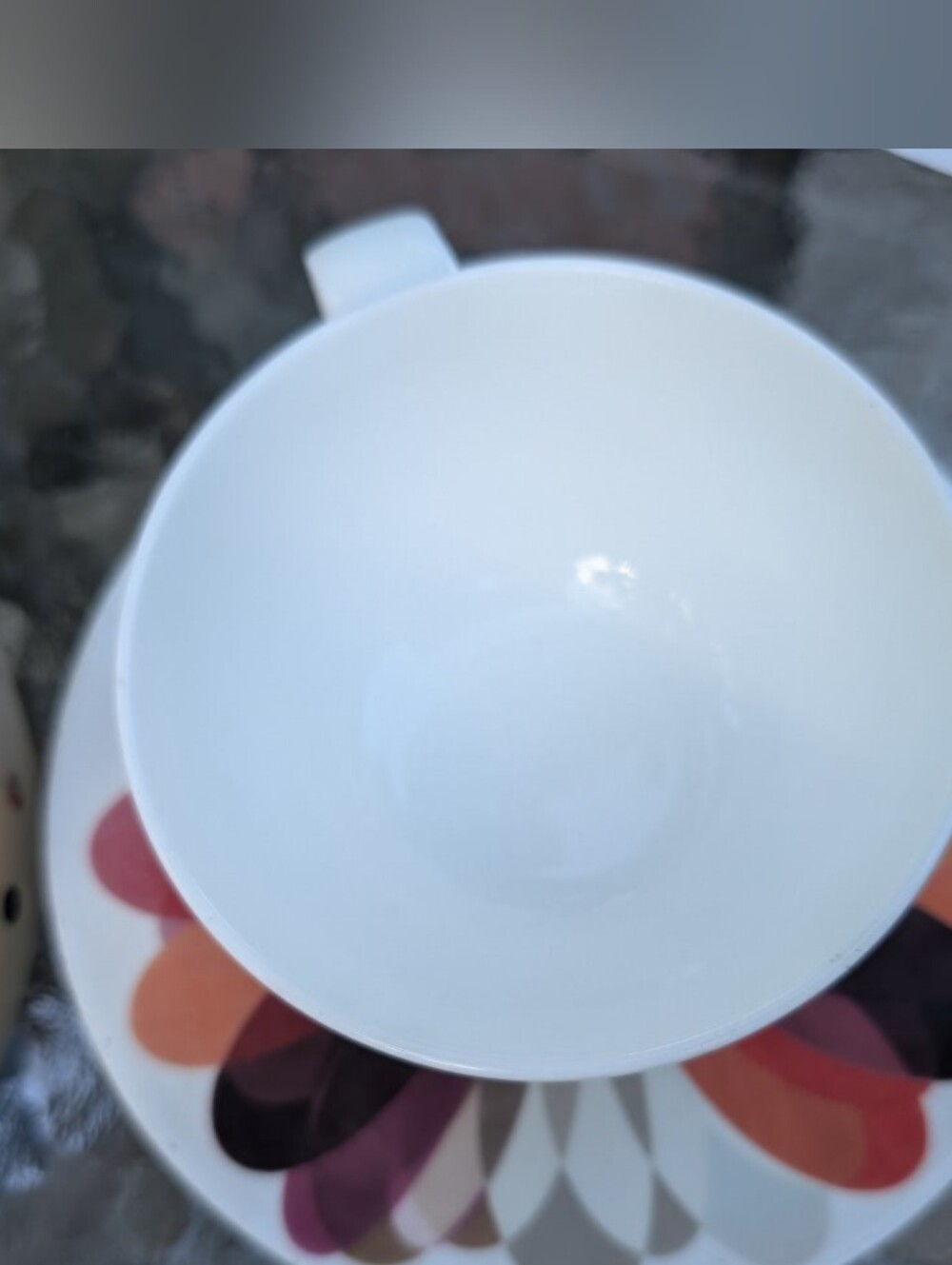 Crate & Barrel Coffee Cup & Saucer Teacup